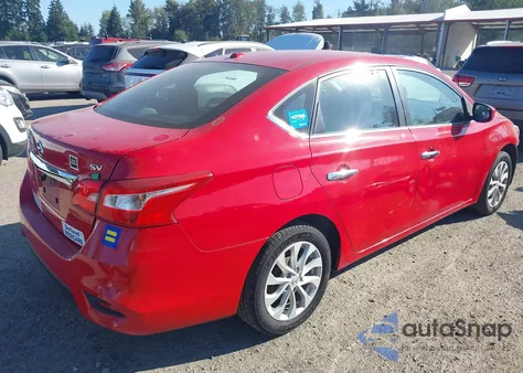 2018 Nissan Sentra Sv из США, поврежденный, VIN 3N1AB7AP5JL642367